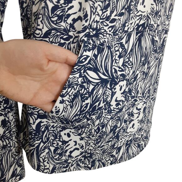 Lilly Pulitzer Skipper Popover UPF 50+ High Tide Navy Gday Mate Koala S NWT - Picture 4 of 12